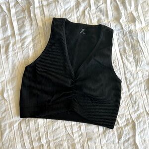 AERIE Superchill Seamless Ruched bra top